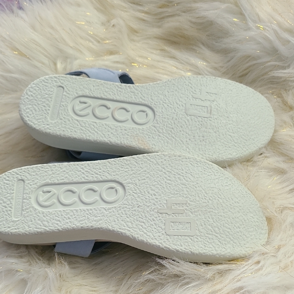 Ecco Women's Light Blue Sandals - Picture 6 of 8